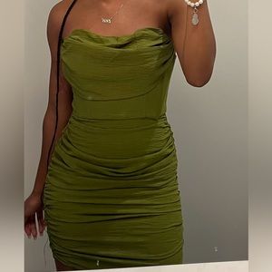 Sleeveless corset style dress